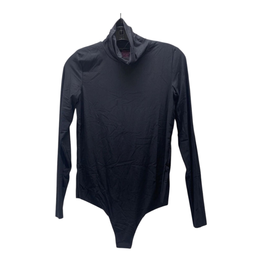 NEW COMMANDO Womens Butter Very Soft Turtleneck Bodysuit Size L Black
